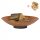  Градинска камина Купа за вода Corten Ring 80 см Стомана с дебелина 3 мм