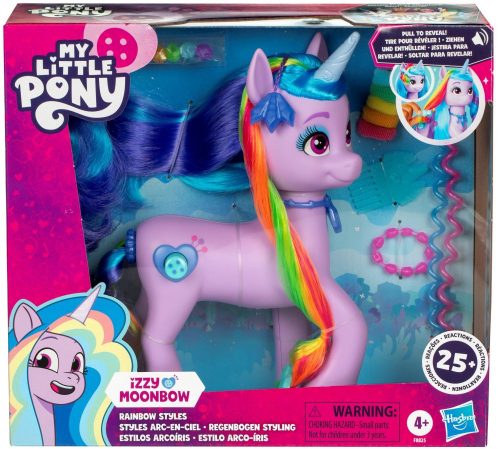  MY LITTLE PONY Izzy Moonbow Pony WITH MAGICAL HAIR Sound F8825 Hasbro
