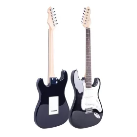   ЕЛЕКТРИЧЕСКА КИТАРА SUNBURST 4/4 ЧЕРНА ЗА НАЧИНАЕЩИ ДА СЕ НАУЧАТ ДА СВИРИТ