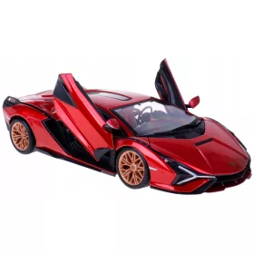    LAMBORGHINI SIAN FKP37 МОДЕЛ METAL BBURAGO 1:24 ЧЕРВЕН