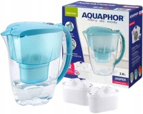 Филтърна кана Aquaphor Jasper 2,8 л, синя