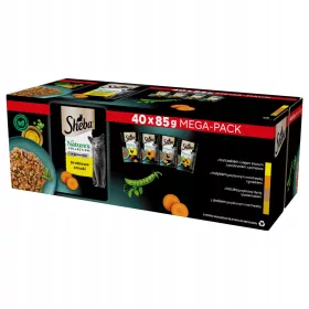    SHEBA NATURE'S COLLECTION POULTRY FLAVORS ЖЕЛИРАНА ХРАНА ЗА КОТКИ 40x85g