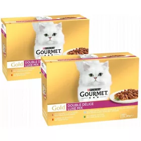    Purina Gourmet Gold Duo Delice микс за котешка храна 12