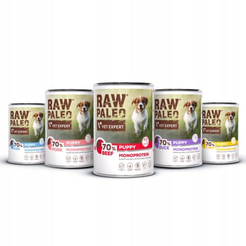  RAW PALEO PUPPY DOG 400g комплект от 5 вкуса кучешка храна за кученца - 5x400g