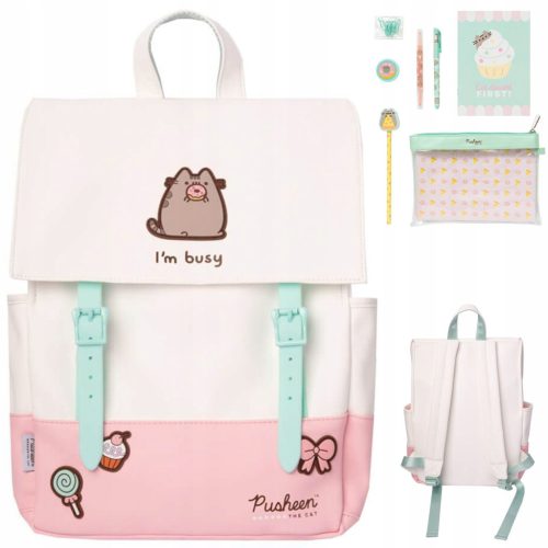 Ученическа раница и комплект Pusheen - практични и очарователни аксесоари