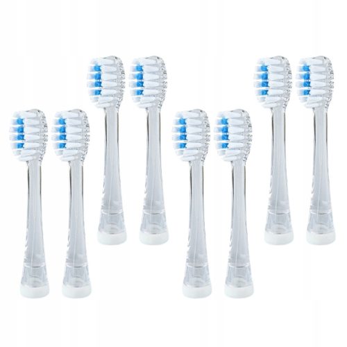  Сини резервни глави за четки за BRUSH-BABY BabySonic PRO 1-6
