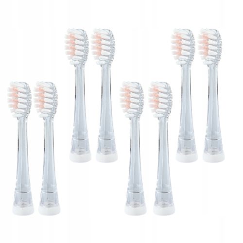  8x Pink BRUSH-BABY глави за четки за зъби BabySonicPRO 1-6 години смяна