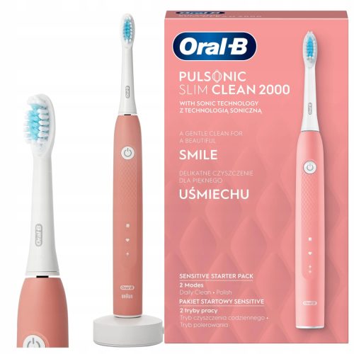  ORAL-B PULSONIC SLIM CLEAN SONIC ЕЛЕКТРИЧЕСКА ЧЕТКА ЗА ЗЪБИ МОЩНА БАТЕРИЯ
