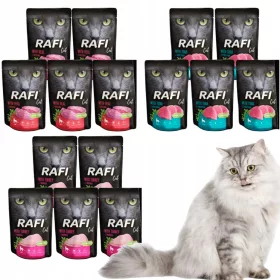    DOLINA NOTECI RAFI Мокра храна за котки микс от вкусове 30 х 100гр