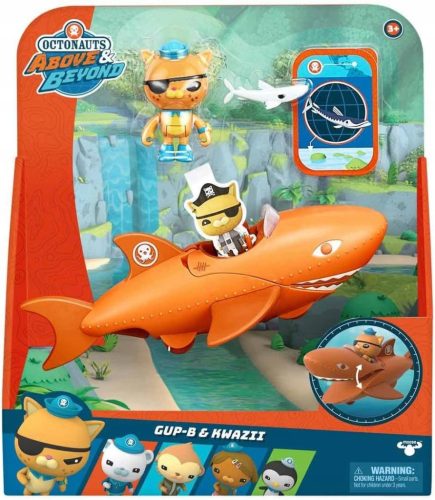  Moose Toys Octonauts Land Adventures Комплект фигурки Gup-B & Kwazii