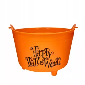    Кофа за бонбони Fiestas Guirca Happy Halloween 30 см оранжева