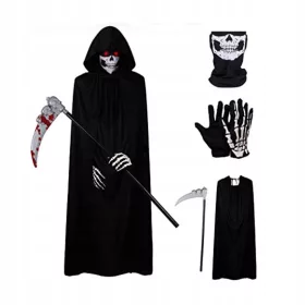    Комплект костюми за Хелоуин Death the Reaper от 4 бр