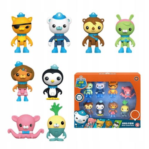  8 ОРИГИНАЛНИ ПОДВИЖНИ ФИГУРКИ КОМПЛЕКТ MOOSE TOYS 7 см Подаръци за деца