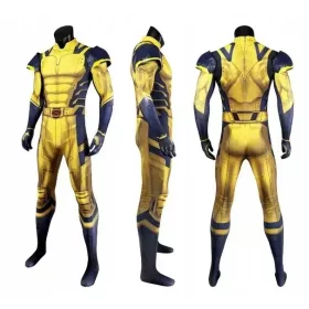    JUMPAL СУПЕРГЕРОЙ ХЕЛОУИН КОСТЮМ WOLVERINE КОСПЛЕЙ ДЖЕЙМС КОСТЮМ