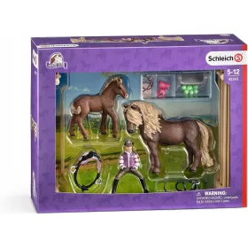    SCHLEICH HORSE CLUB 42363 Комплект коне ЕЗДАЧ С ИСЛАНДСКИ ПОНИТА