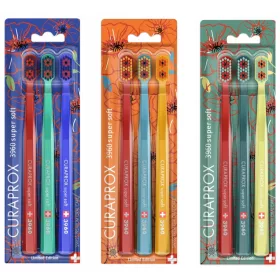    Curaprox Extra soft четка за зъби 3960 Super Soft Dragon Fly 3 бр.