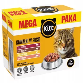    Мокра храна за котки микс от вкусове 1,2 кг