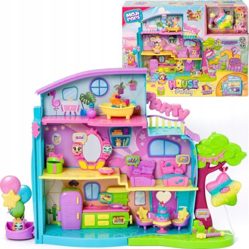  MOJI POPS ФИГУРКИ HOUSE PARTY PARTY AT HOME МАГИЧЕСКИ КОМПЛЕКТ УСМИВКИ + АКСЕСОАРИ