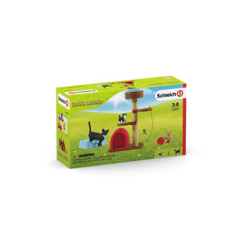  Schleich figures 42501 Чесалка за котки