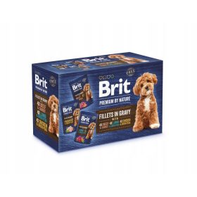    BRIT PREMIUM BY NATURE DOG POUCH 12x85g СОС ФИЛЕТА МУЛТИПАК