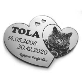   Надгробна плоча за домашни любимци със снимка, устойчива на атмосферни условия