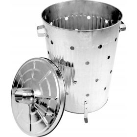    КОНТЕЙНЕР ЗА ИЗГАРЯНЕ НА СЕНО ЛИСТА ПОЦИНКОВАНА ИНСИНЕРАТОР ТЕРАСНА ПЕЧКА КОКСОВА ПЕЩ