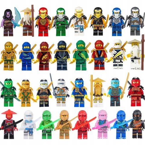  NINJAGO BLOCKS МИНИ НИНДЖА ФИГУРИ КОМПЛЕКТ 32 ЧАСТИ