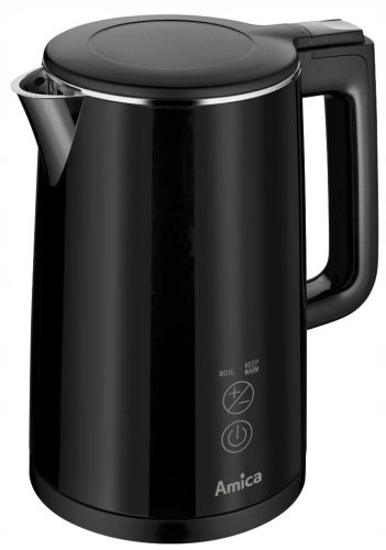  Amica KF 6012 Дигитална електрическа кана 2200 W 1.5 l Черен дисплей