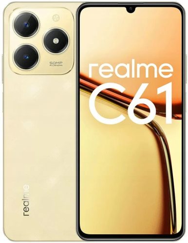  realme C61 смартфон 6 GB / 256 GB 4G (LTE) златен