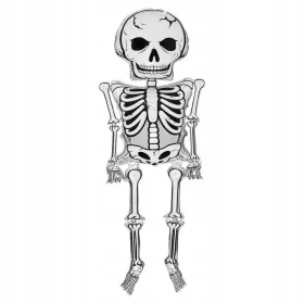    Висящ фолиев балон Giant Skeleton Halloween 113x320см