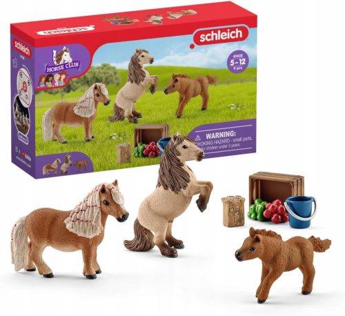  Schleich 41432 СЕМЕЙСТВО ШЕТЛАНДСКИ ПОНИ