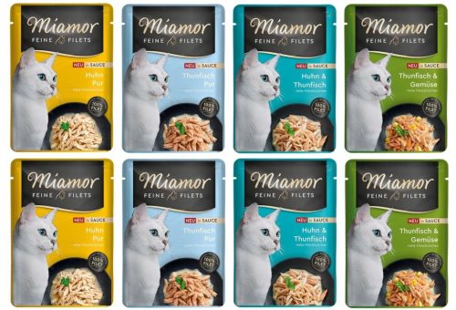  Miamor feine Filets 100g Риба тон със зеленчуци в сос Без зърно