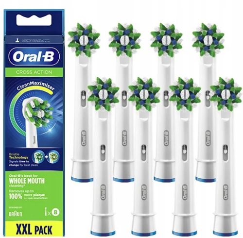  Oral-B EB50-8 8 бр Накрайници за максимизиране на кръстосано действие