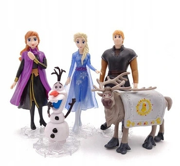  Фигурки Елза и Анна Frozen Sven Olaf 5 бр