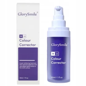    Избелваща паста за зъби V34 Color Corrector 30ml Glory Smile Purple