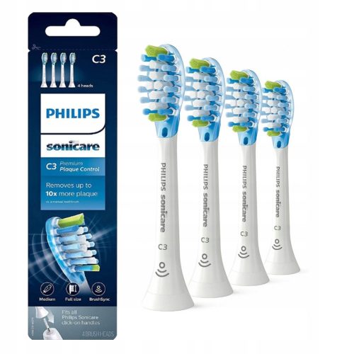  4 накрайника Philips Plaque Defense Sonicare C3 Premium HX9044