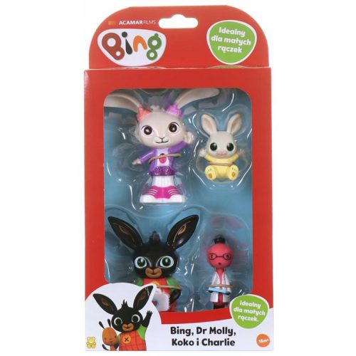  Bing Комплект от 4 фигурки Bing Molly Coco Charlie