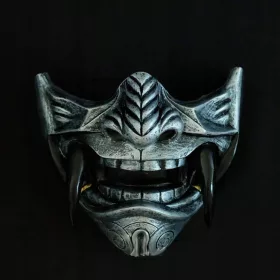    Японски самурай Oni Demon Mask Cosplay Horror Pr
