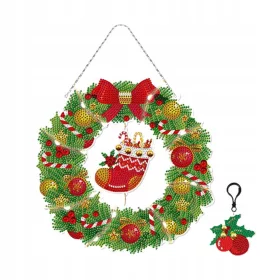    Комплект венец за рисуване с диаманти o-Christmas за