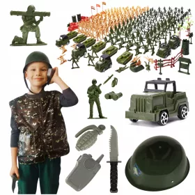    ВОЙНИЦИ ВОЕННА БАЗА ФИГУРКИ ТАНКОВЕ АРМЕЙСКИ КОМПЛЕКТ XXL 307EL КОСТЮМ