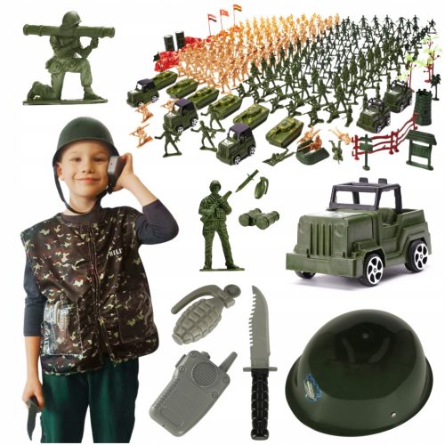  ВОЙНИЦИ ВОЕННА БАЗА ФИГУРКИ ТАНКОВЕ АРМЕЙСКИ КОМПЛЕКТ XXL 307EL КОСТЮМ