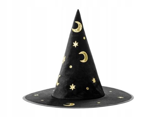  ВЕЩИРСКА шапка черни HALLOWEEN луни