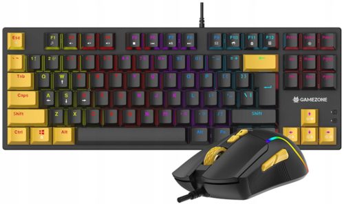  TRACER GameZone Hornet87 USB комплект клавиатура и мишка за игри