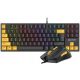  TRACER GameZone Hornet87 USB комплект клавиатура и мишка за игри