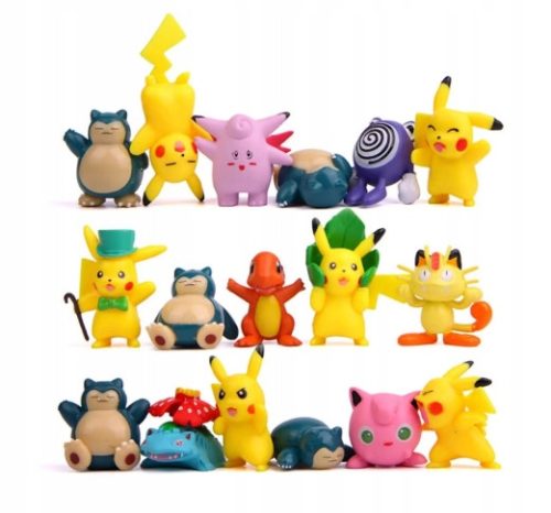  Комплект фигурки Pokemon от 17 части за деца като колекционерски подарък