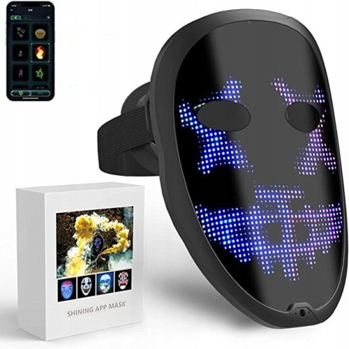  Програмируема LED косплей маска за Хелоуин