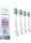  4 опаковки съвместима резервна глава за четка и HX9004 за Philips Sonicare