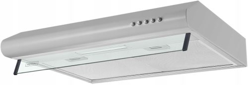  Kernau KBH 0951 S абсорбатор под шкаф 50 см Push-Push LED бутони Сребро