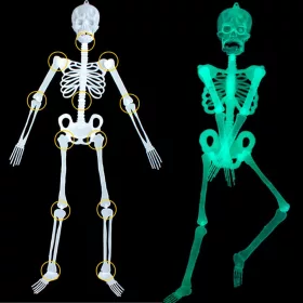    Скелет HALLOWEEN декорация, 90 см, светещ