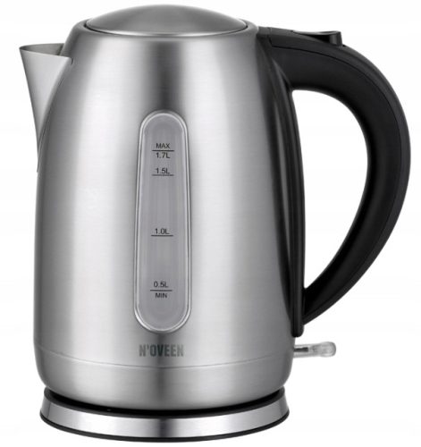  N'OVEEN EK1405 електрическа кана 2000 W 1.7 л сребристо/сиво
